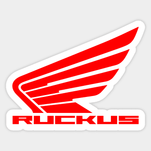 Honda Ruckus Wings (Red) Sticker